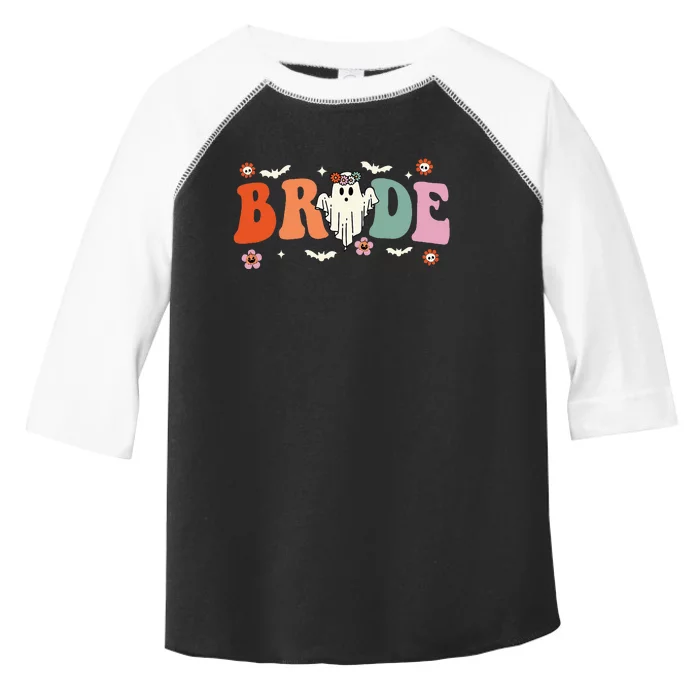 Bride LetS Go Ghouls Ghost Halloween Spooky Bachelorette Toddler Fine Jersey T-Shirt