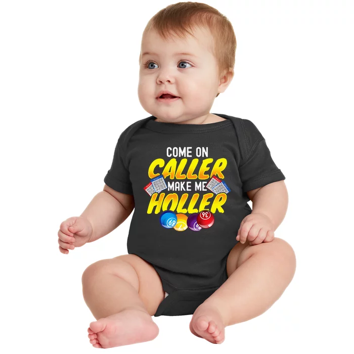 Bingo Lottery Game Lucky Players Baby Bodysuit