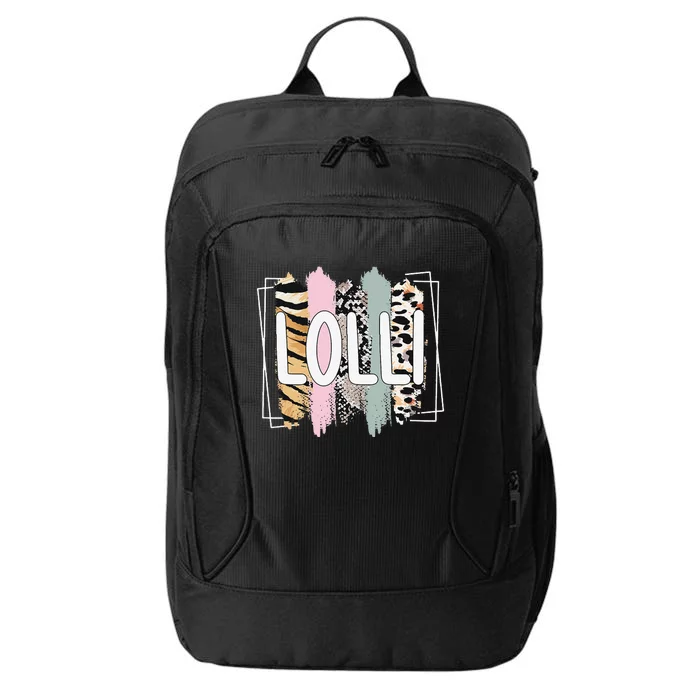 Best Lolli Grandmother Appreciation Lolli Grandma Cute Love City Backpack