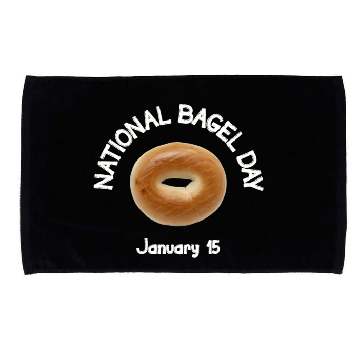 Bagel Lovers Gift Microfiber Hand Towel