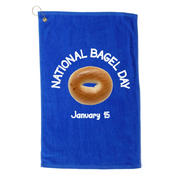 Bagel Lovers Gift Platinum Collection Golf Towel