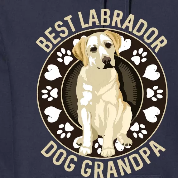 Best Labrador Grandpa Ever Premium Hoodie