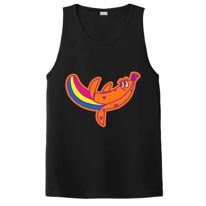 Banana Lgbtq Gay Rights Proud Pride Rainbow Cute Gift Performance Tank