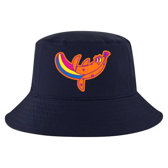 Banana Lgbtq Gay Rights Proud Pride Rainbow Cute Gift Cool Comfort Performance Bucket Hat