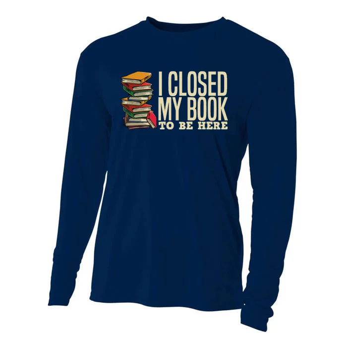 Book Lover Gift For Reader Funny Cool Librarian Cooling Performance Long Sleeve Crew