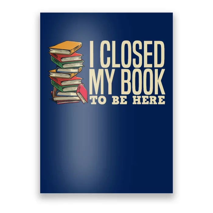 Book Lover Gift For Reader Funny Cool Librarian Poster