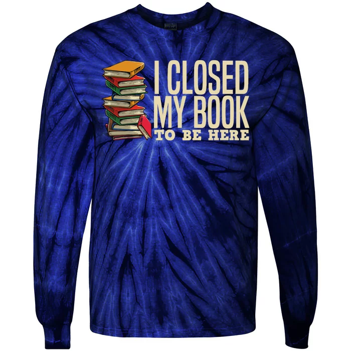 Book Lover Gift For Reader Funny Cool Librarian Tie-Dye Long Sleeve Shirt