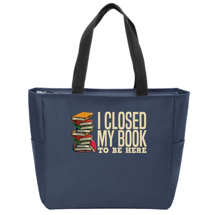 Book Lover Gift For Reader Funny Cool Librarian Zip Tote Bag