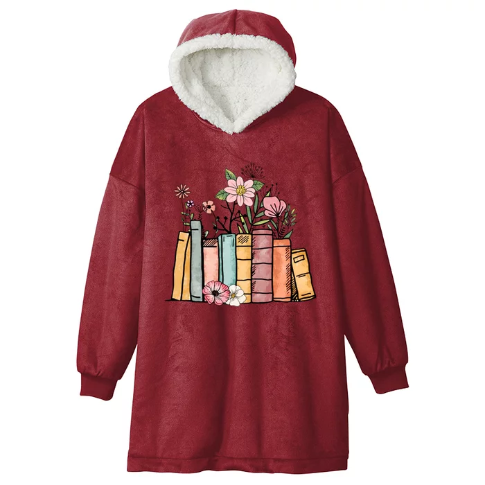 Book Lover Gift Reading Hooded Wearable Blanket