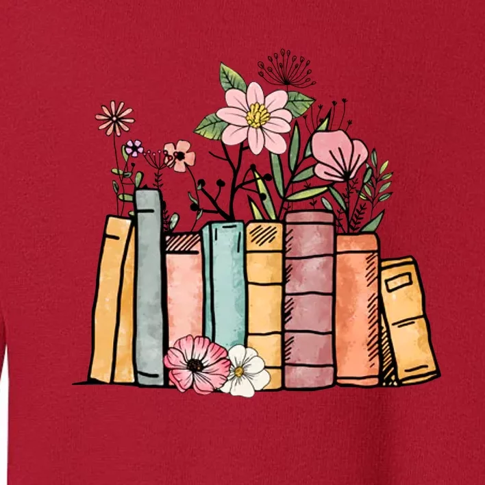 Book Lover Gift Reading Toddler Sweatshirt