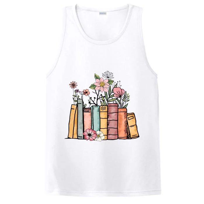 Book Lover Gift Reading Performance Tank