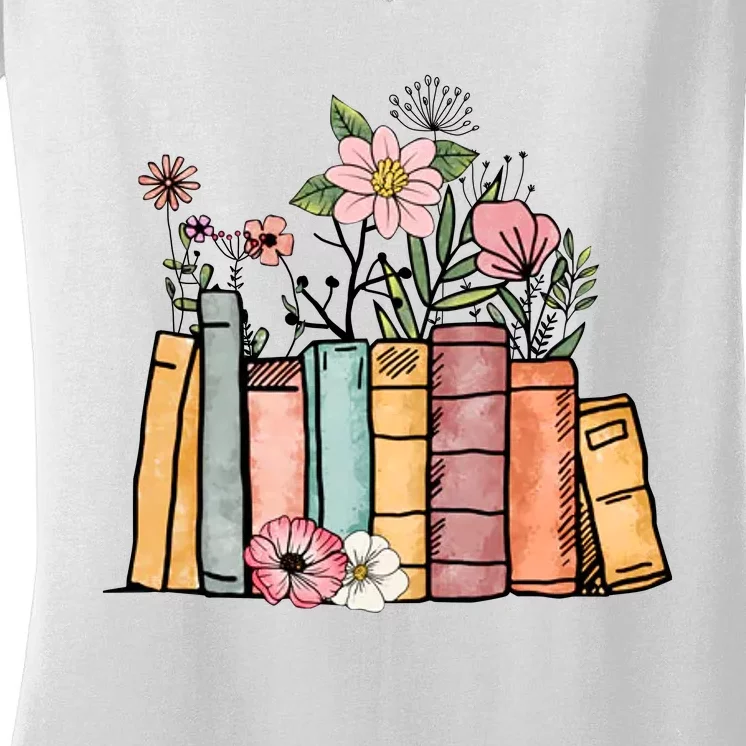 Book Lover Gift Reading Women's V-Neck T-Shirt