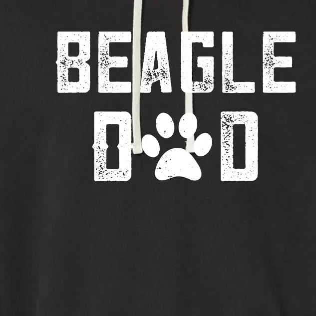 Beagle Lover Gifts I Love My Beagle Dad Beagle Owner Gifts Garment-Dyed Fleece Hoodie