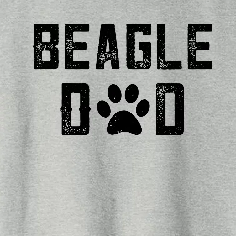 Beagle Lover Gifts I Love My Beagle Dad Beagle Owner Gifts Women's Crop Top Tee