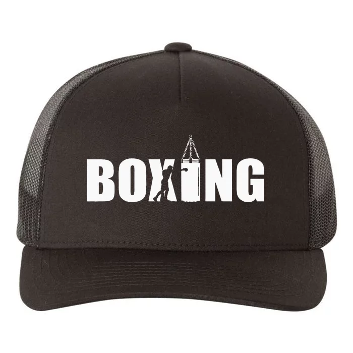 Boxing Lover Gym Boxer Kickboxing Kickboxer Enthusiast Yupoong Adult 5-Panel Trucker Hat