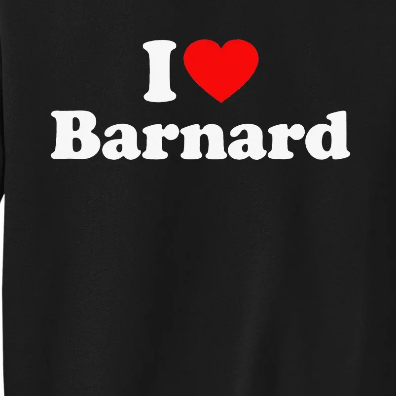 Barnard Love Heart College University Alumni Sweatshirt