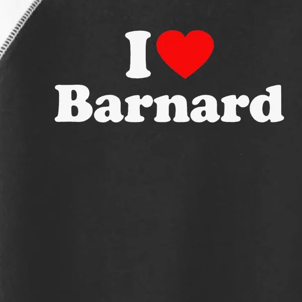 Barnard Love Heart College University Alumni Toddler Fine Jersey T-Shirt