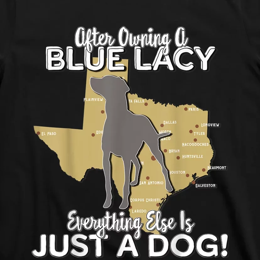 Blue Lacy Hunting Dog Texas State Dog T-Shirt