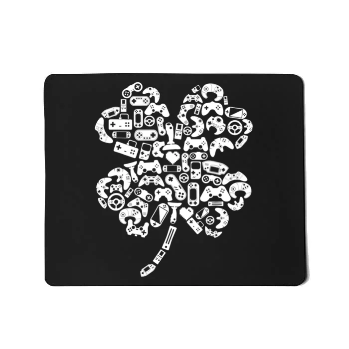 Boys Gamer Gift Game Shamrock St Patricks Day Irish Boy Kids Mousepad