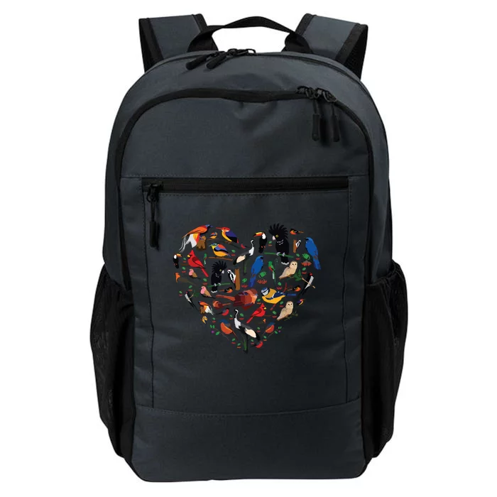 Birds Lover Heart Bird Watching Daily Commute Backpack