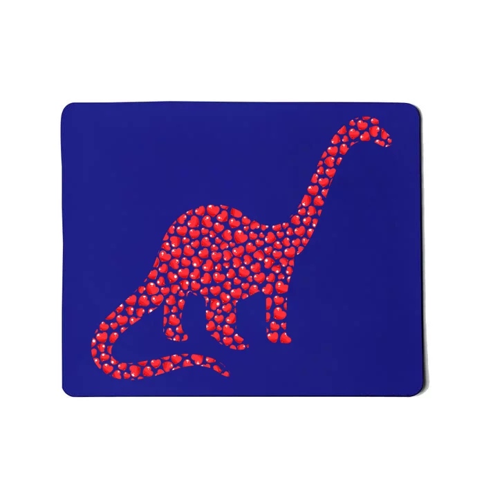 Brontosaurus Lover Heart Shape Brontosaurus Valentine's Day Cool Gift Mousepad