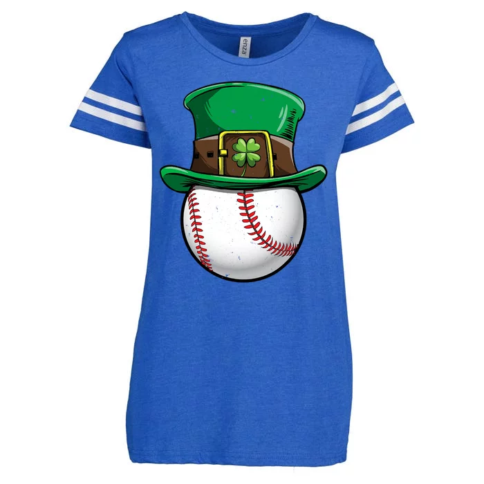 Baseball Leprechaun Hat Shamrock Saint Patrick’s Day Gifts Enza Ladies Jersey Football T-Shirt