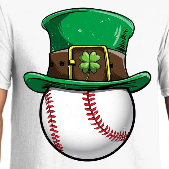 Baseball Leprechaun Hat Shamrock Saint Patrick’s Day Gifts Pajama Set