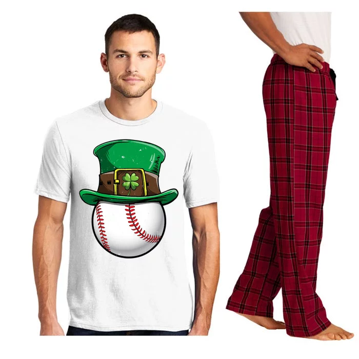 Baseball Leprechaun Hat Shamrock Saint Patrick’s Day Gifts Pajama Set