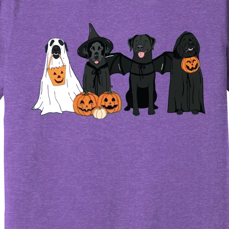 Black Labrador Halloween Halloween Dog Premium T-Shirt