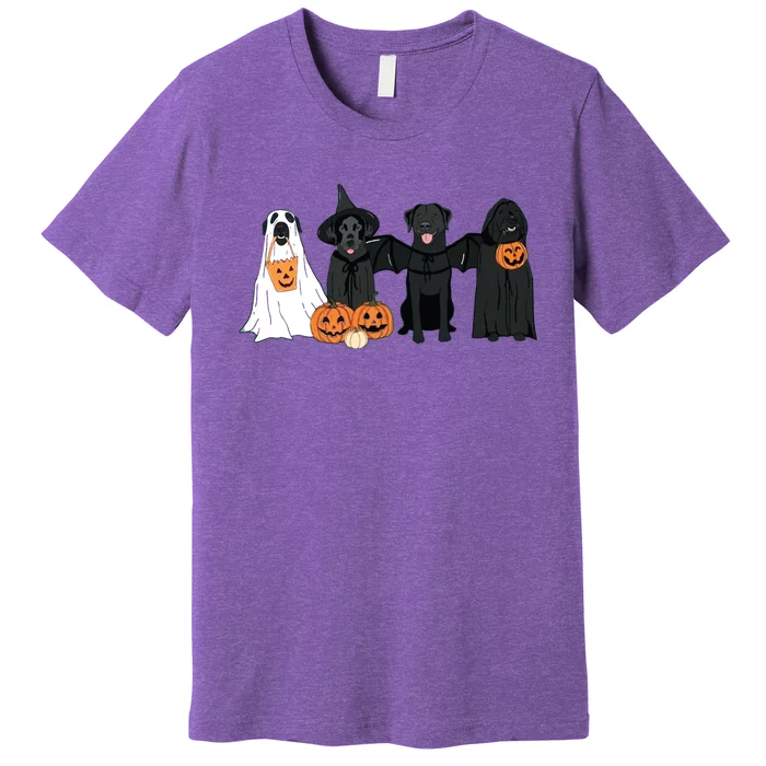 Black Labrador Halloween Halloween Dog Premium T-Shirt