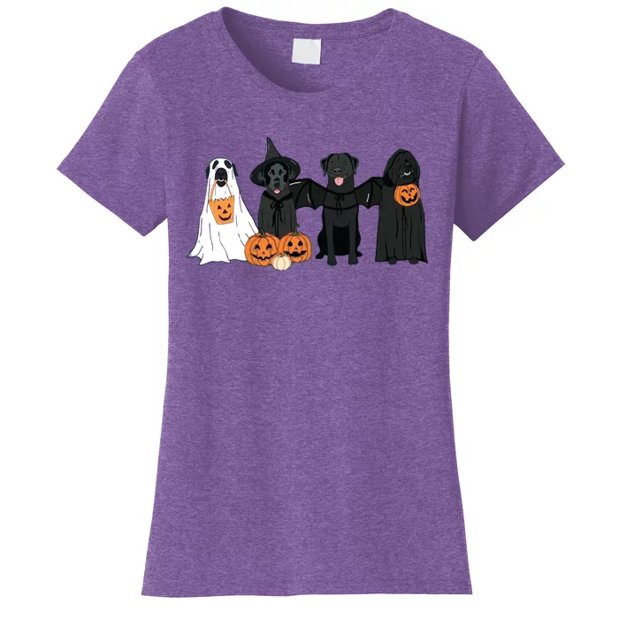 Black Labrador Halloween Halloween Dog Women's T-Shirt