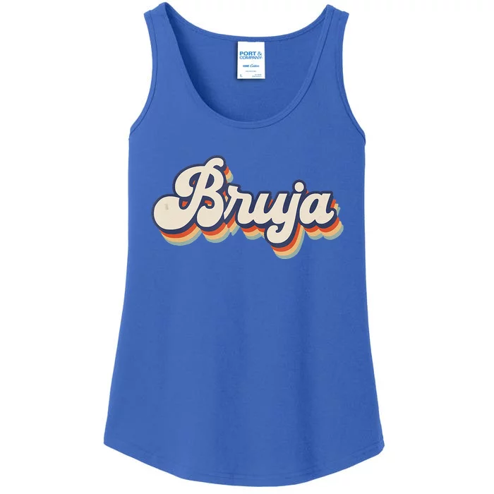 Bruja Latina Halloween Retro Style Ladies Essential Tank