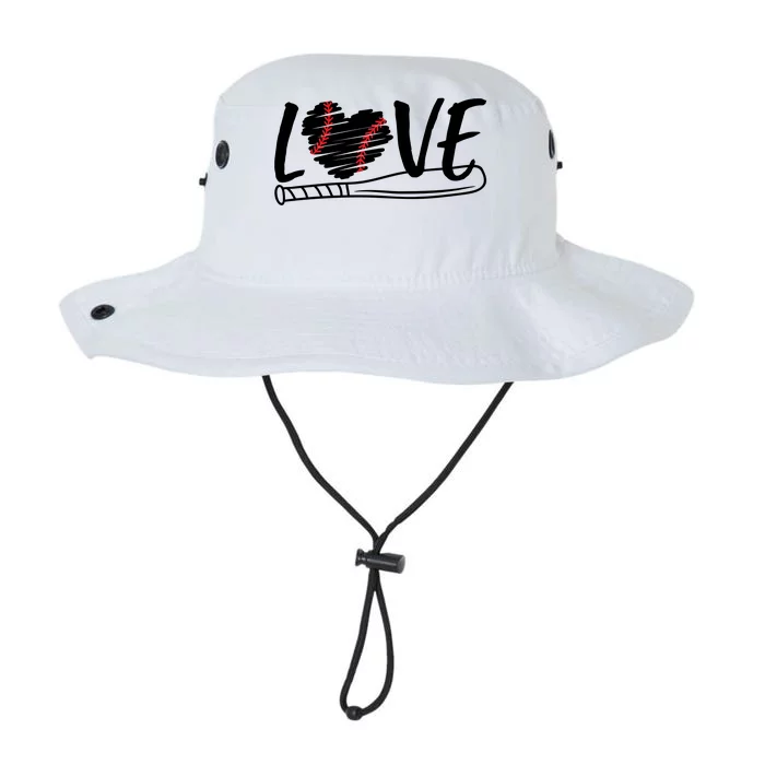 Baseball Love Heart Summer Sport Legacy Cool Fit Booney Bucket Hat