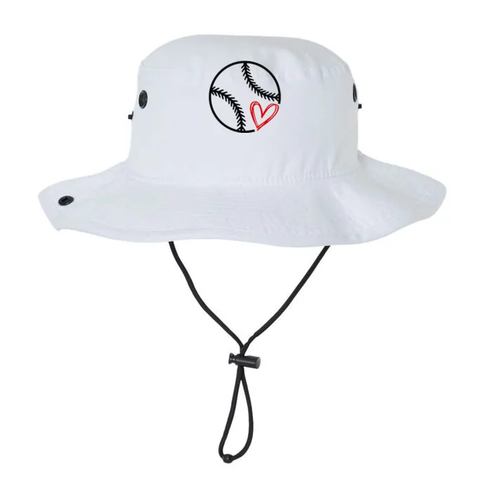 Baseball Lovers Heart Legacy Cool Fit Booney Bucket Hat