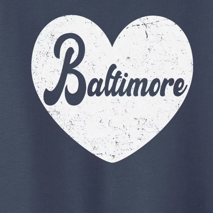 Baltimore Love Heart Support Tribute Toddler T-Shirt