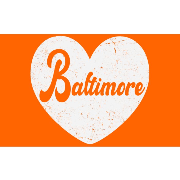 Baltimore Love Heart Support Tribute Bumper Sticker