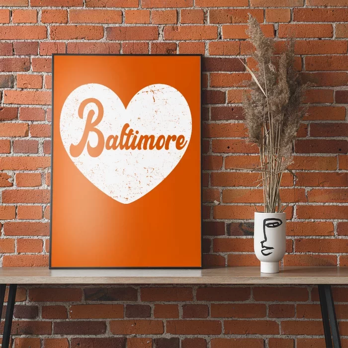 Baltimore Love Heart Support Tribute Poster