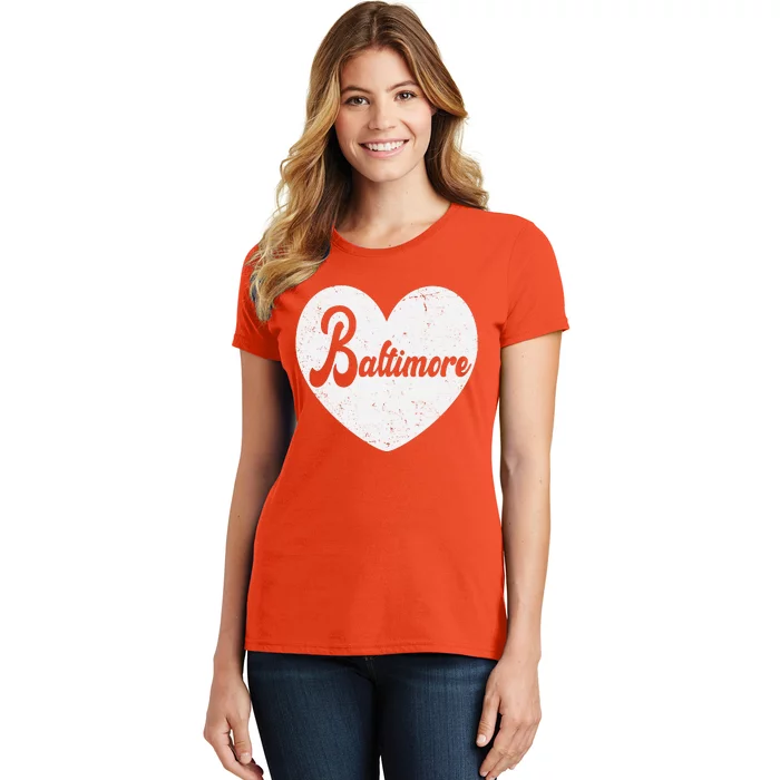 Baltimore Love Heart Support Tribute Women's T-Shirt