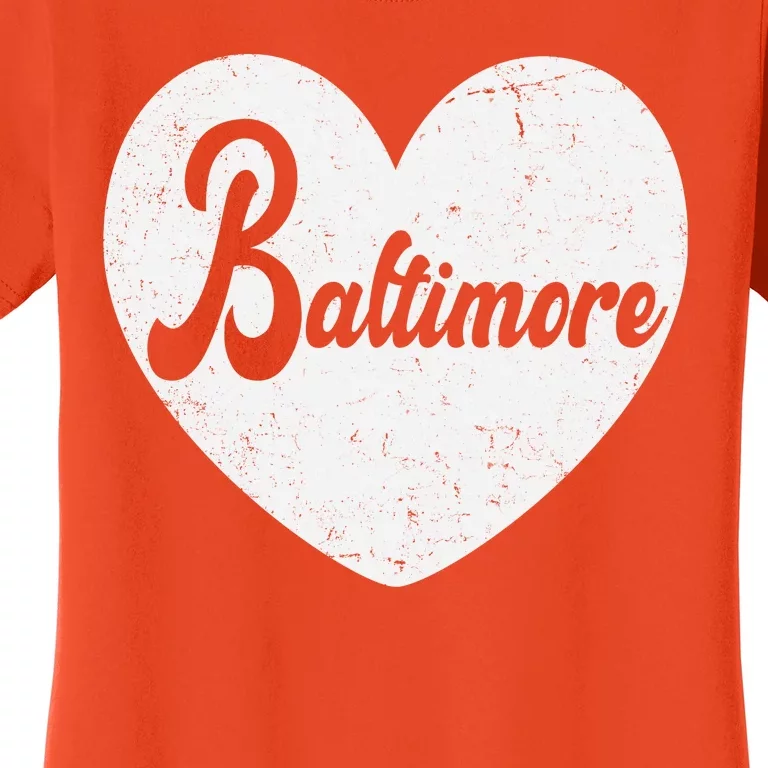 Baltimore Love Heart Support Tribute Women's T-Shirt