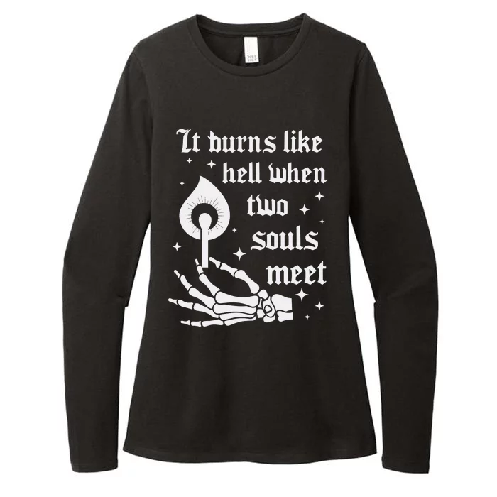 Burns Like Hell Womens CVC Long Sleeve Shirt