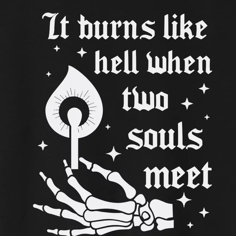 Burns Like Hell Women's Crop Top Tee