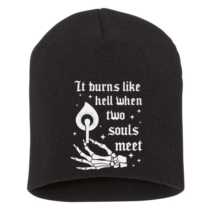 Burns Like Hell Short Acrylic Beanie