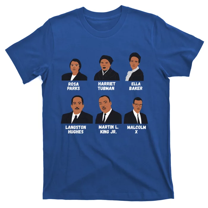 Black Leaders Inspiring Black History African American Gift T-Shirt