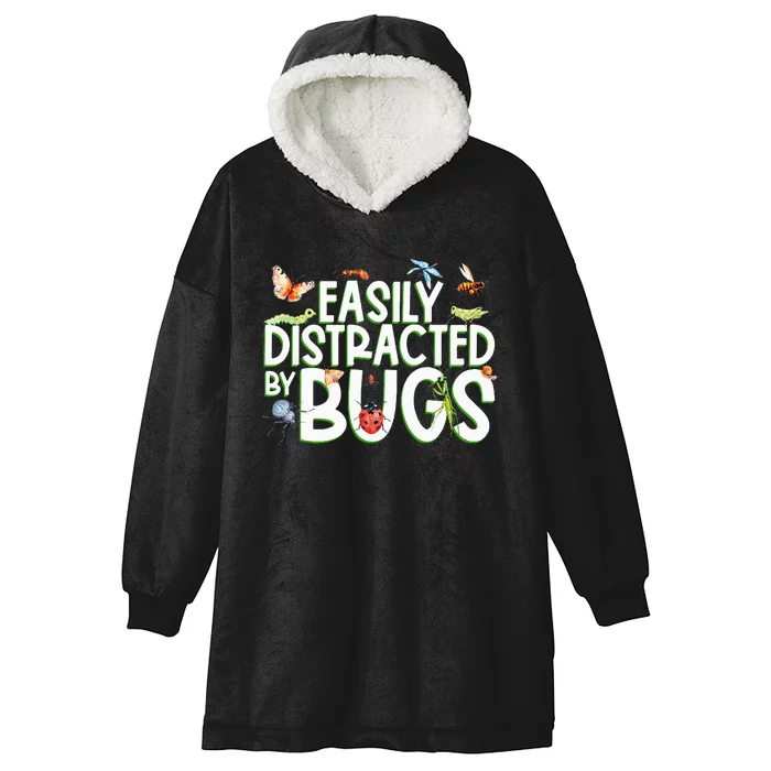 Bug Lover Insect Lover Types Of Bugs Bug Collector Bug Hooded Wearable Blanket