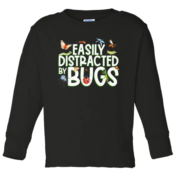 Bug Lover Insect Lover Types Of Bugs Bug Collector Bug Toddler Long Sleeve Shirt