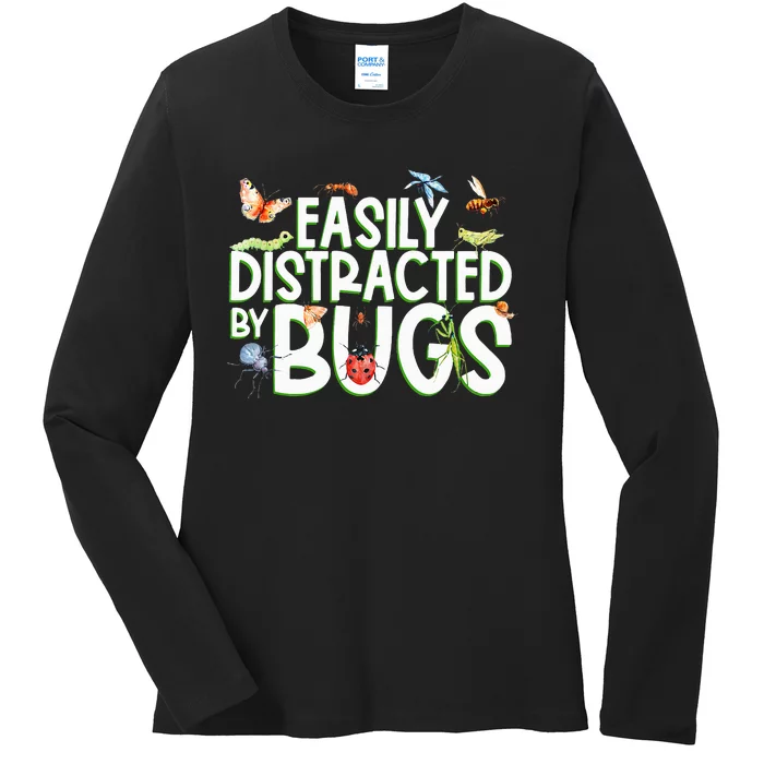 Bug Lover Insect Lover Types Of Bugs Bug Collector Bug Ladies Long Sleeve Shirt