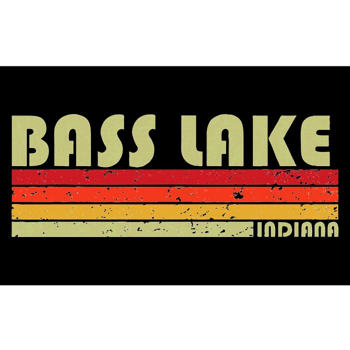 Bass Lake Indiana Funny Fishing Camping Summer Gift Bumper Sticker