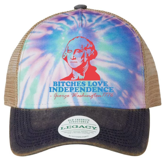 Bitches Love Independence Legacy Tie Dye Trucker Hat