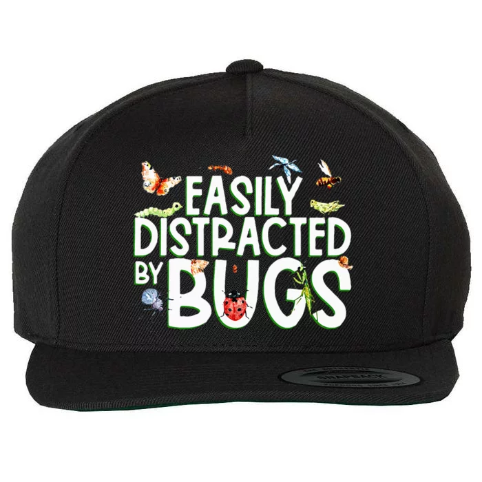 Bug Lover Insect Lover Types Of Bugs Bug Collector Bug Wool Snapback Cap