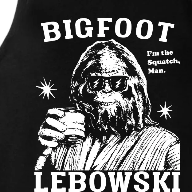 Bigfoot Lebowski IM The Squatch Man Ladies Tri-Blend Wicking Tank